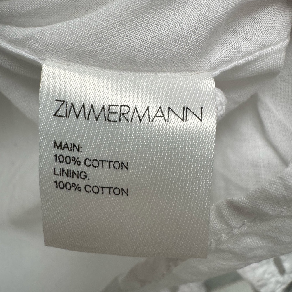 Zimmermann Ryker Broderie Dress in White Size 1 / S - Picture 6 of 11